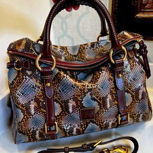 Dooney and Bourke snakeskin handbag
